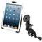 RAM Mount Yoke Clamp Mount w/Apple iPad mini EZ-ROLL'R Cradle [RAM-B-121-AP14U] - Mealey Marine