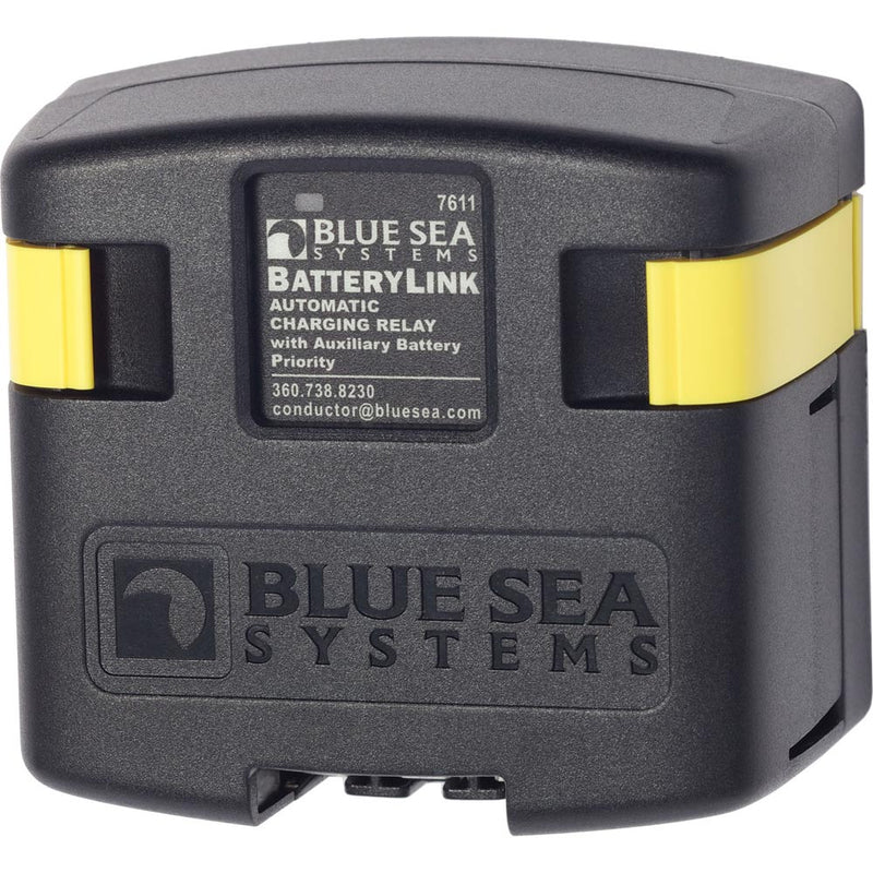 Blue Sea 7611 DC BatteryLink Automatic Charging Relay - 120 Amp w/Auxiliary Battery Charging [7611] - Mealey Marine