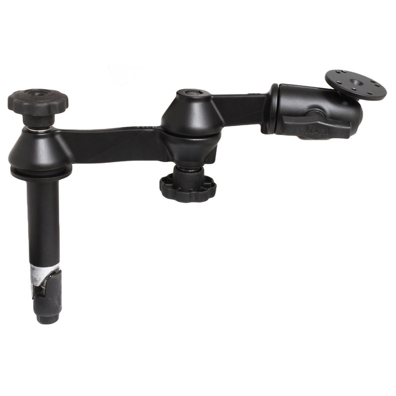 RAM Mount Double Swing Arm w/4" Male Tele-Pole - No Female [RAM-VP-SW1-4] - Mealey Marine