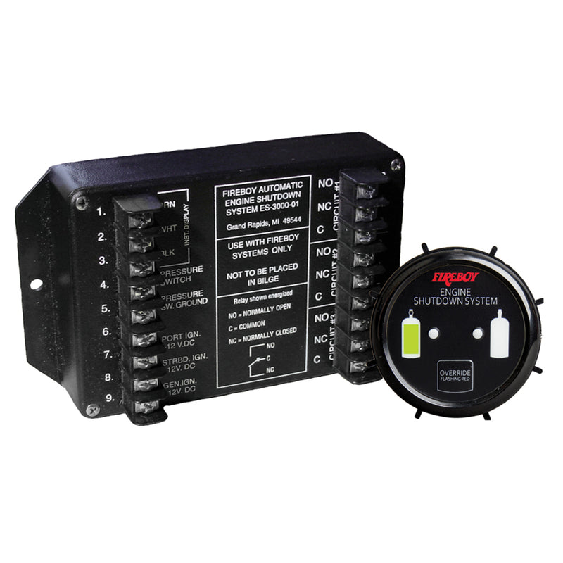 Xintex Engine Shutdown System w/Round Display [ES-3000-01] - Mealey Marine