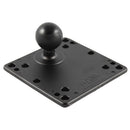 RAM Mount 3.625" Square Plate w/VESA Hole Pattern & 1.5" Ball [RAM-246U] - Mealey Marine