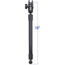 RAM Mount 18" Long Extension Pole w/2 1" Ball Ends & Double Socket Arm [RAP-BB-230-18-201U] - Mealey Marine