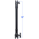 RAM Mount 18" Long Extension Pole w/1" and 1.5" Single Open Sockets [RAP-CB-201-18U] - Mealey Marine