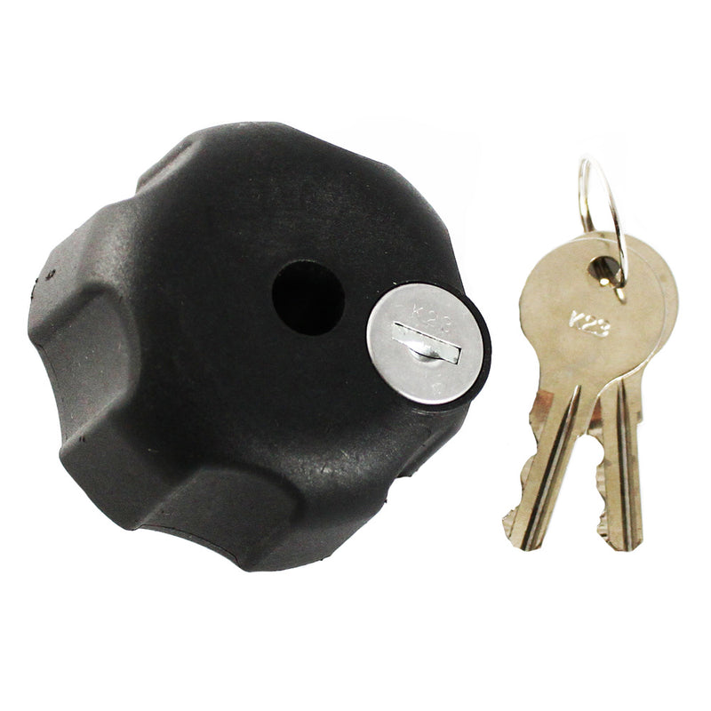 RAM Mount Knob w/Lock & 5/16"-18 Brass Hole - C-Size [RAM-KNOB5LU] - Mealey Marine