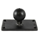 RAM Mount 2" x 4" Rectangle Base w/1.5" Ball [RAM-202U-24] - Mealey Marine