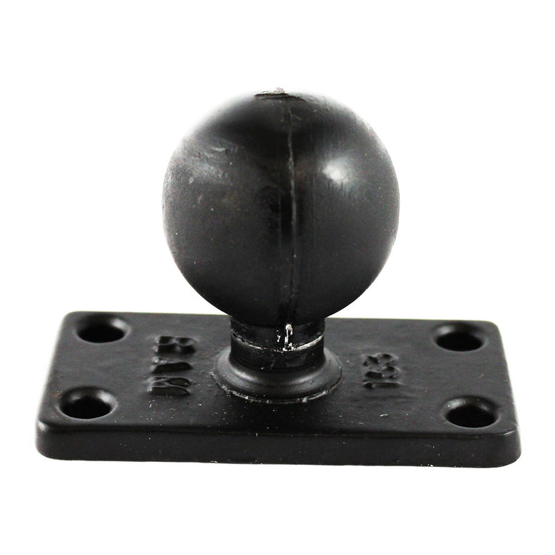 RAM Mount 1.5" x 3" Rectangle Base w/1.5" Ball [RAM-202U-153] - Mealey Marine