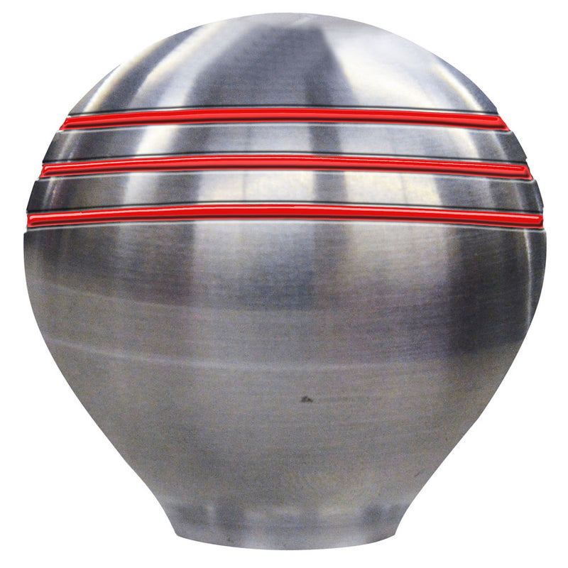 Schmitt  Ongaro Throttle Knob - 1-" - Red Grooves [50020] - Mealey Marine