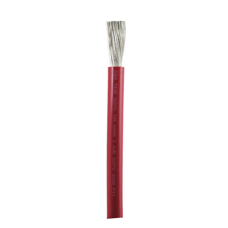 Ancor Red 1/0 AWG Battery Cable - Sold By The Foot [1165-FT] - Mealey Marine