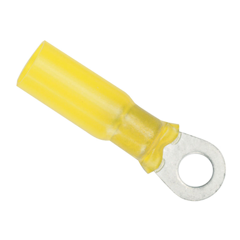 Ancor 12-10 Gauge - 1/4" Heat Shrink Ring Terminal - 100-Pack [312499] - Mealey Marine