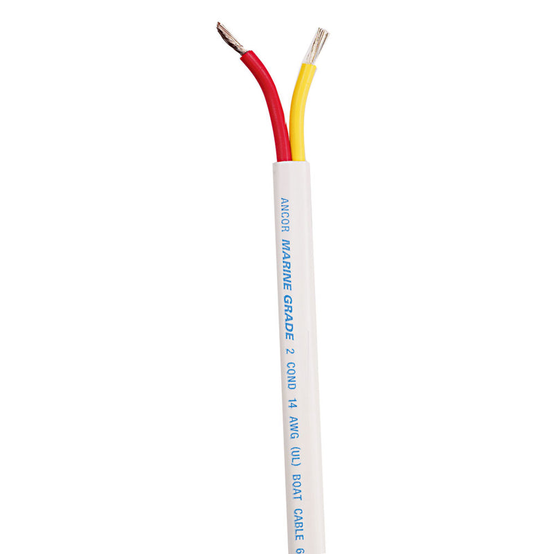 Ancor Safety Duplex Cable - 16/2 - 2x1mm - Red/Yellow - Sold By The Foot [1247-FT] - Mealey Marine