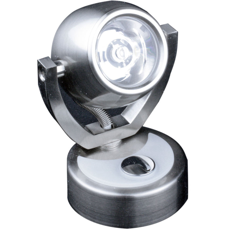 Lunasea Wall Mount LED Light w/Touch Dimming - Warm White/Brushed Nickel Finish - Rotating Light [LLB-33JW-81-OT] - Mealey Marine