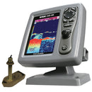 SI-TEX CVS-126 Dual Frequency Color Echo Sounder w/600kW Thru-Hull Tranducer 307/50/200T-CX [CVS-1266TH] - Mealey Marine