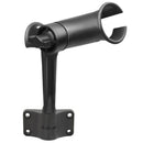 RAM Mount RAM Tube Jr. Fishing Rod Holder w/Standard 6" Length Post Spline & Bulkhead Mounting Base [RAP-390-BU] - Mealey Marine