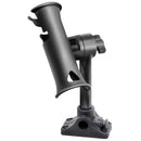 RAM Mount RAM Tube Jr. Fishing Rod Holder, Standard 6" Length Post Spline & Combo Bulkhead/Flat Surface Base w/Plunger [RAP-390-BMPU] - Mealey Marine