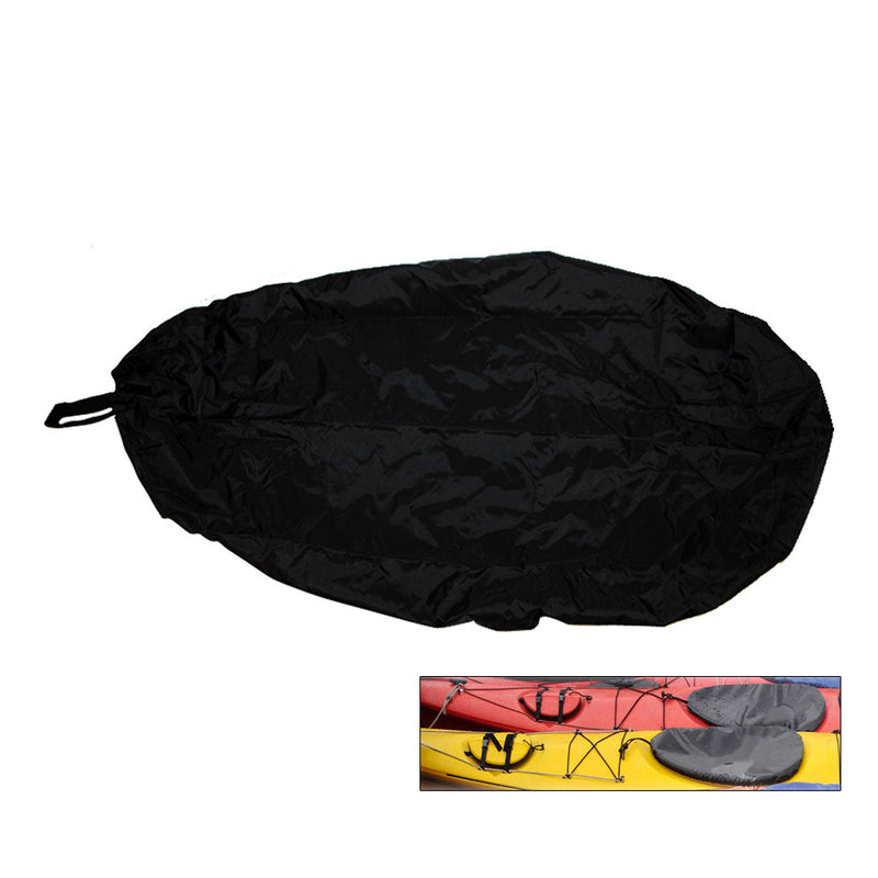 Attwood Universal Fit Kayak Cockpit Cover - Black [11775-5] - Mealey Marine