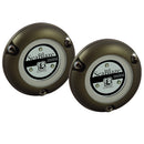 Lumitec SeaBlaze Mini Underwater Light - Pair - Brushed Finish - White Non-Dimming [101245] - Mealey Marine