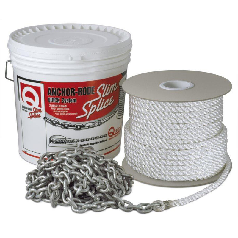 Quick Anchor Rode 20' of 10mm Chain and 200' of " Rope [FVC100358220A00] - Mealey Marine