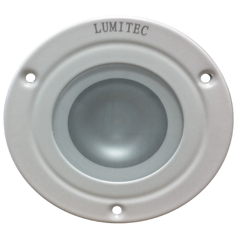 Lumitec Shadow - Flush Mount Down Light - White Finish - White Non-Dimming [114123] - Mealey Marine