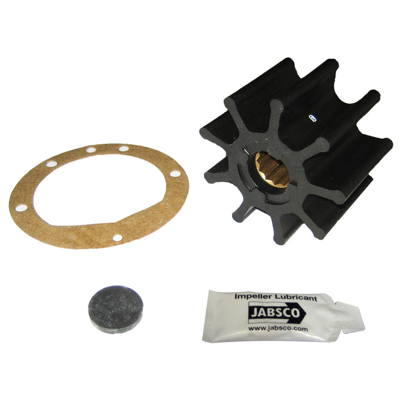 Jabsco Impeller Kit - 9 Blade - Nitrile - 3-3/4" Diameter x 2-1/2" W, 1" Shaft Diameter [836-0003-P] - Mealey Marine