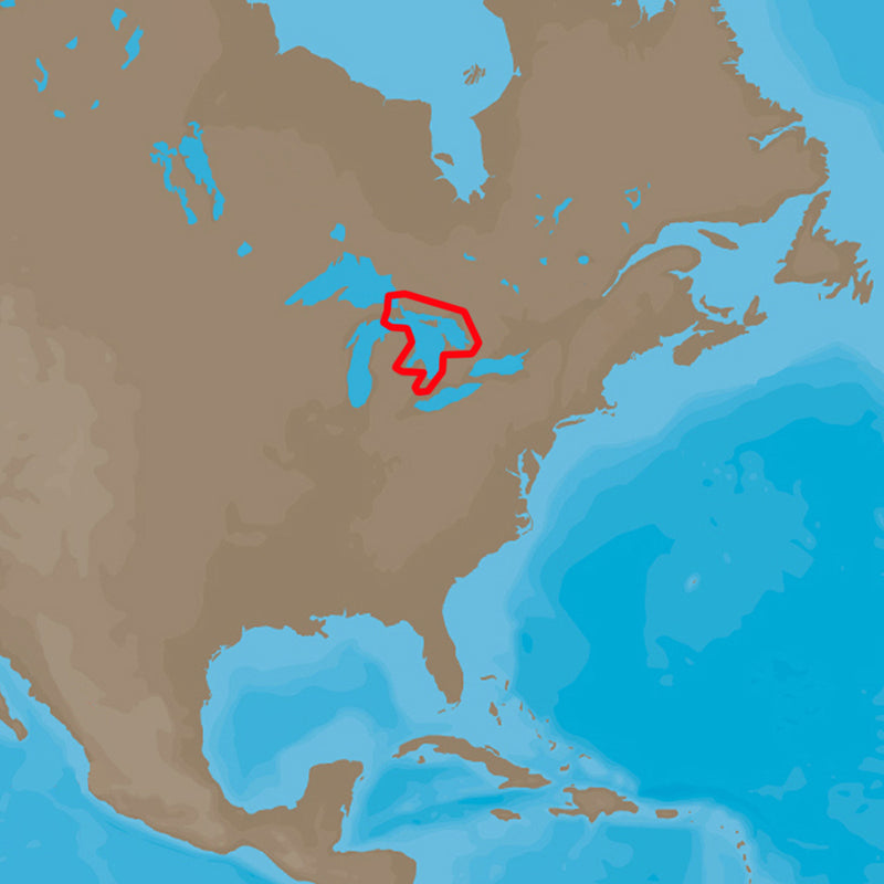 C-MAP  4D NA-D932 Lake Huron and Georgian Bay [NA-D932] - Mealey Marine