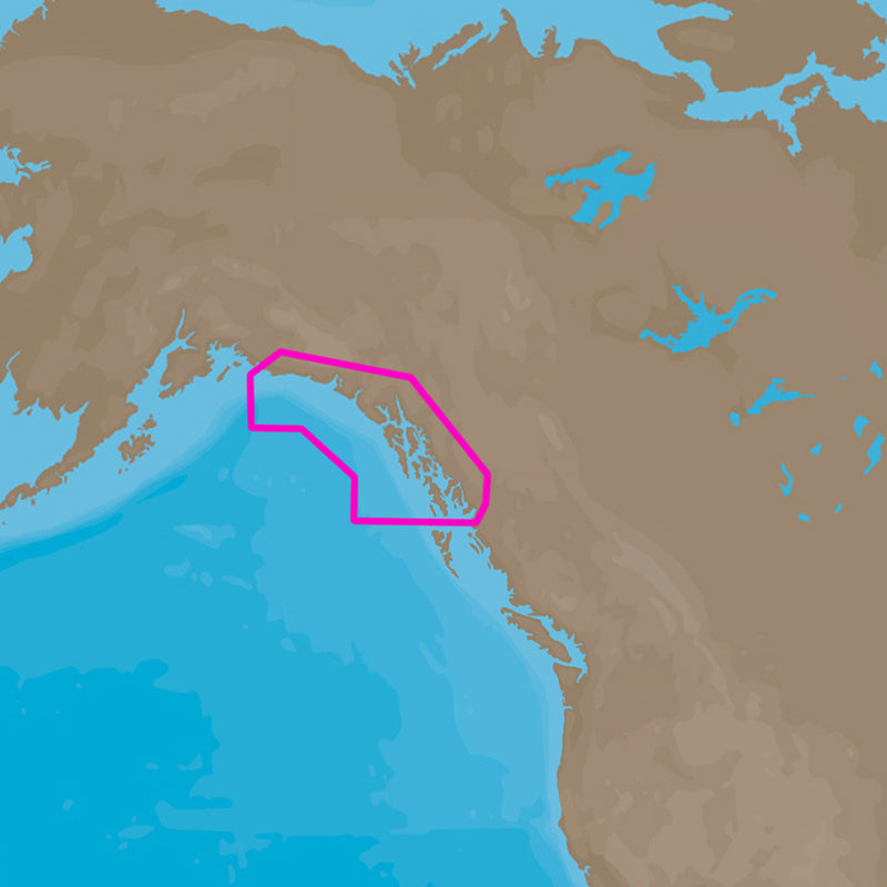 C-MAP  4D NA-D959 Dixon Entrance to Cape St. Elias [NA-D959] - Mealey Marine