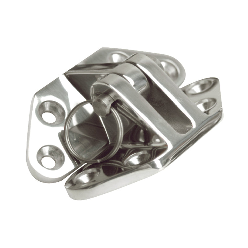 Whitecap Angled Base Hatch Hinge - 316 Stainless Steel - 3" x 2-1/2" [6211C] - Mealey Marine