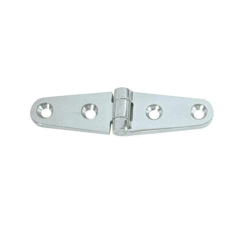 Whitecap Strap Hinge - 316 Stainless Steel - 4" x 1" [6025] - Mealey Marine