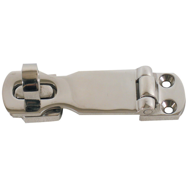 Whitecap 90 Degree Mount Swivel Safety Hasp - 316 Stainless Steel - 3" x 1-1/8" [6343C] - Mealey Marine