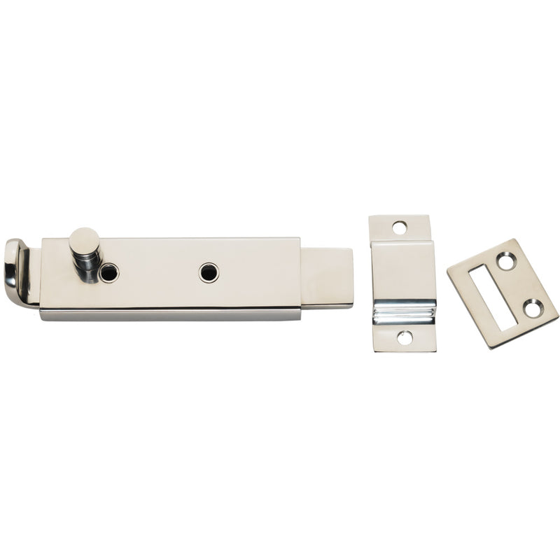 Whitecap Spring Loaded Slide Bolt/Latch - 316 Stainless Steel - 5-5/16" [S-588C] - Mealey Marine