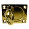 Whitecap Flush Pull Ring - Polished Brass - 2" x 2-1/2" [S-3362BC] - Mealey Marine