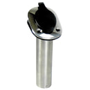 Whitecap 30 Degree Flush Mount Rod Holder - 304 Stainless Steel - 9-1/4" [S-096B] - Mealey Marine