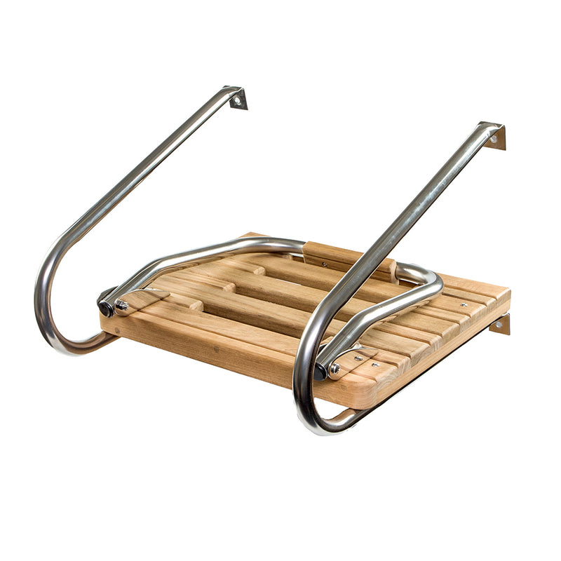 Whitecap Teak Swim Platform w/Ladder f/Inboard/Outboard Motors [60903] - Mealey Marine