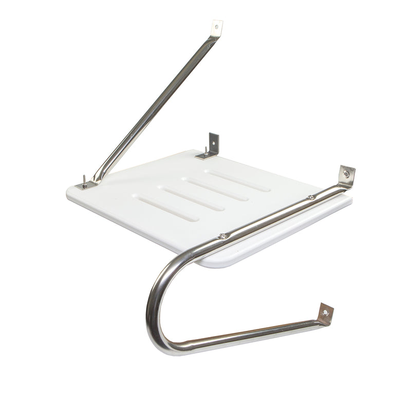 Whitecap White Poly Swim Platform f/Outboad Motors [67900] - Mealey Marine