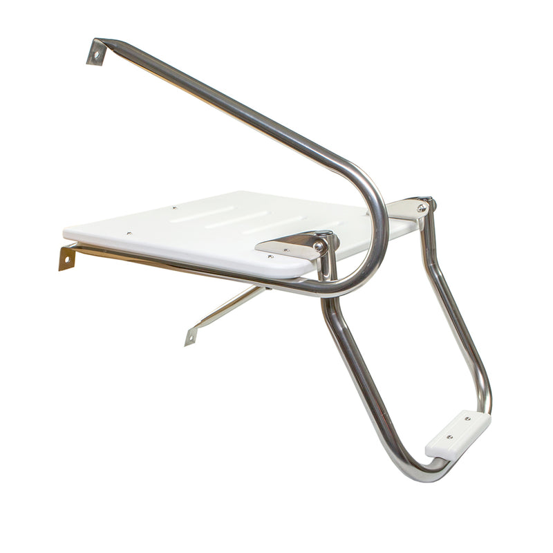 Whitecap White Poly Swim Platform w/Ladder f/Outboard Motors [67902] - Mealey Marine