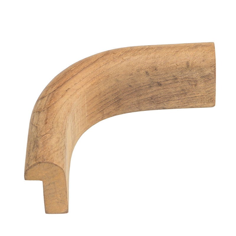 Whitecap Teak Edge Molding Inside Corner [60836] - Mealey Marine