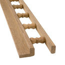 Whitecap Teak L-Type Pin Rail - 5' [60703] - Mealey Marine