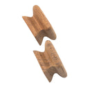 Whitecap Teak Square Drawer Knob - 1-1/8" - 2 Pack [60130-A] - Mealey Marine