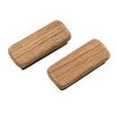 Whitecap Teak Rectangular Drawer Knob - 2-3/4"L - 2 Pack [60131-A] - Mealey Marine