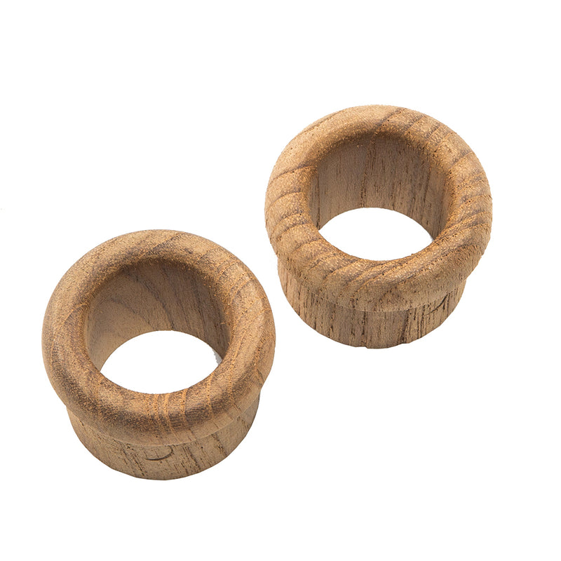 Whitecap Teak Finger Pull - 5/8" Barrel Length - 2 Pack [60145-A] - Mealey Marine