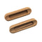 Whitecap Teak Oblong Drawer Pull - 4-1/16"L - 2 Pack [60124-A] - Mealey Marine