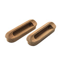 Whitecap Teak Oblong Drawer Pull - 4-1/16"L - 2 Pack [60124-A] - Mealey Marine