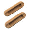 Whitecap Teak Oblong Drawer Pull - 4-1/16"L - 2 Pack [60124-A] - Mealey Marine