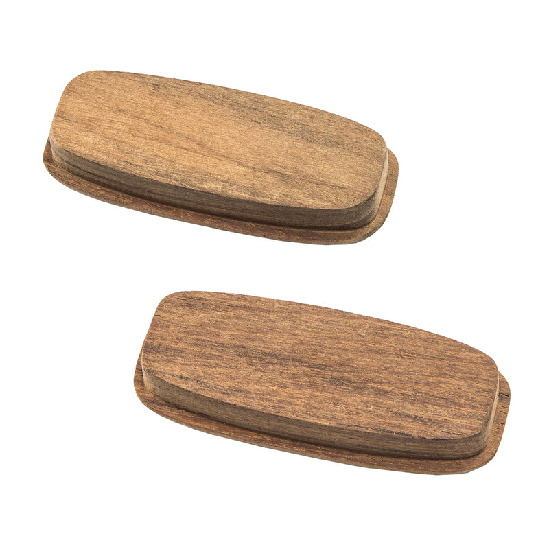 Whitecap Teak Rectangular Drawer Pull - 3-1/4"L - 2 Pack [60135-A] - Mealey Marine