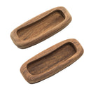 Whitecap Teak Rectangular Drawer Pull - 3-1/4"L - 2 Pack [60135-A] - Mealey Marine