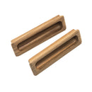 Whitecap Teak Large Rectangular Drawer Pull - 4-1/2"L - 2 Pack [60142-A] - Mealey Marine