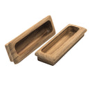 Whitecap Teak Large Rectangular Drawer Pull - 4-1/2"L - 2 Pack [60142-A] - Mealey Marine