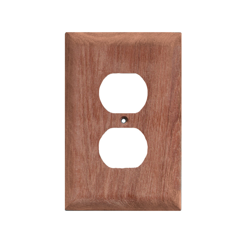 Whitecap Teak Outlet Cover/Receptacle Plate [60170] - Mealey Marine