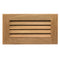 Whitecap Teak Louvered Insert - 6-3/8" x 11-3/16" x 3/4" [60714] - Mealey Marine