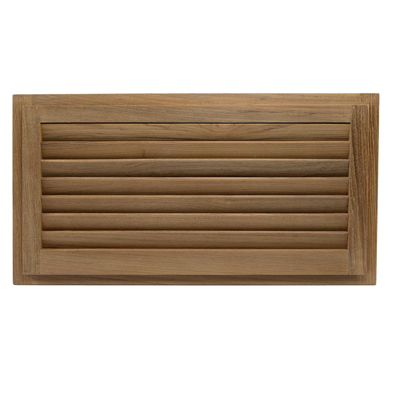 Whitecap Teak Louvered Insert - 9-3/8" x 18" x 3/4" [60716] - Mealey Marine