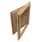 Whitecap Teak Louvered Door & Frame - Right Hand - 12" x 12" [60720] - Mealey Marine